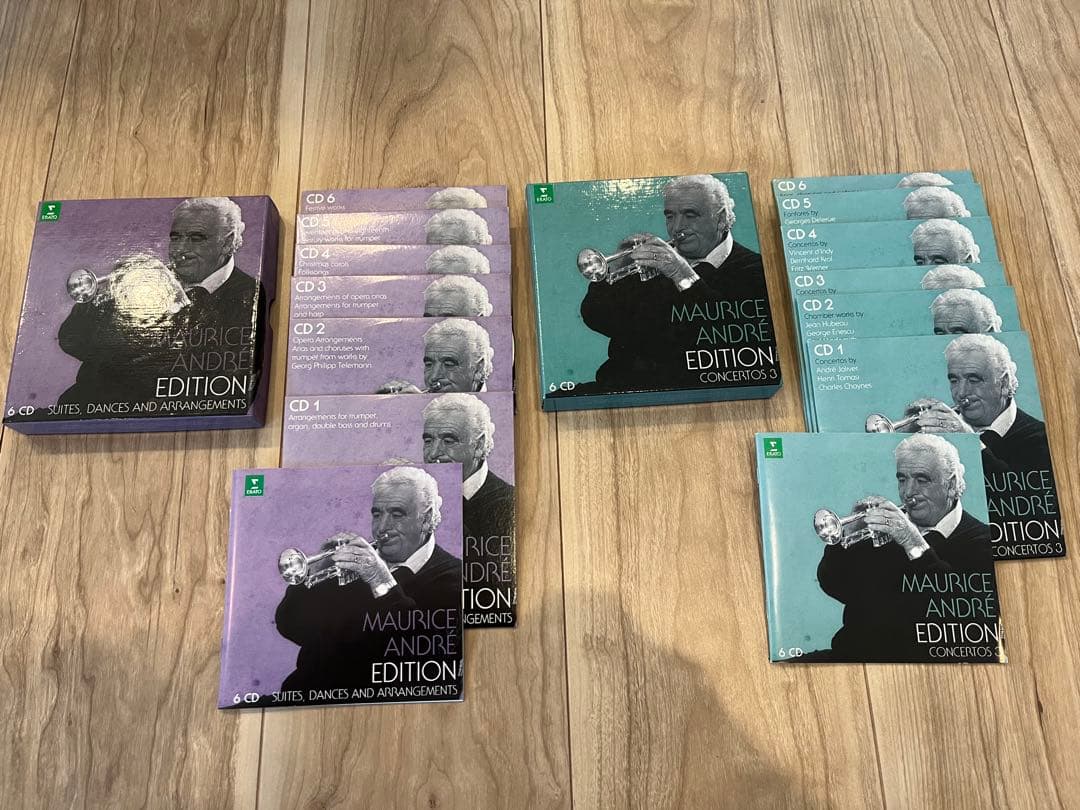 モーリス・アンドレ　6枚組ＣＤ　2セット