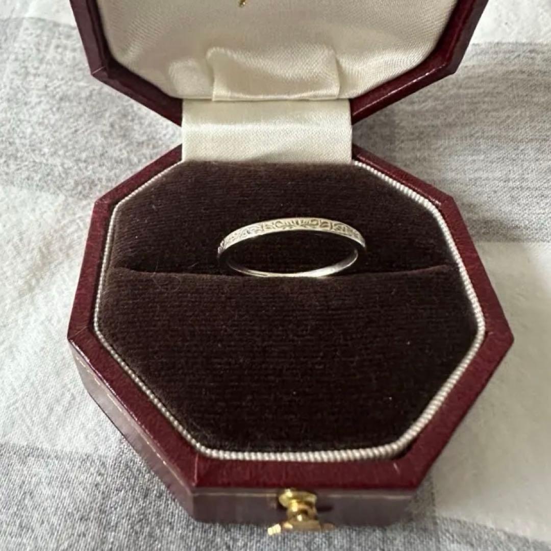 agate k10 シャンパンホワイトゴールド　リング　11号