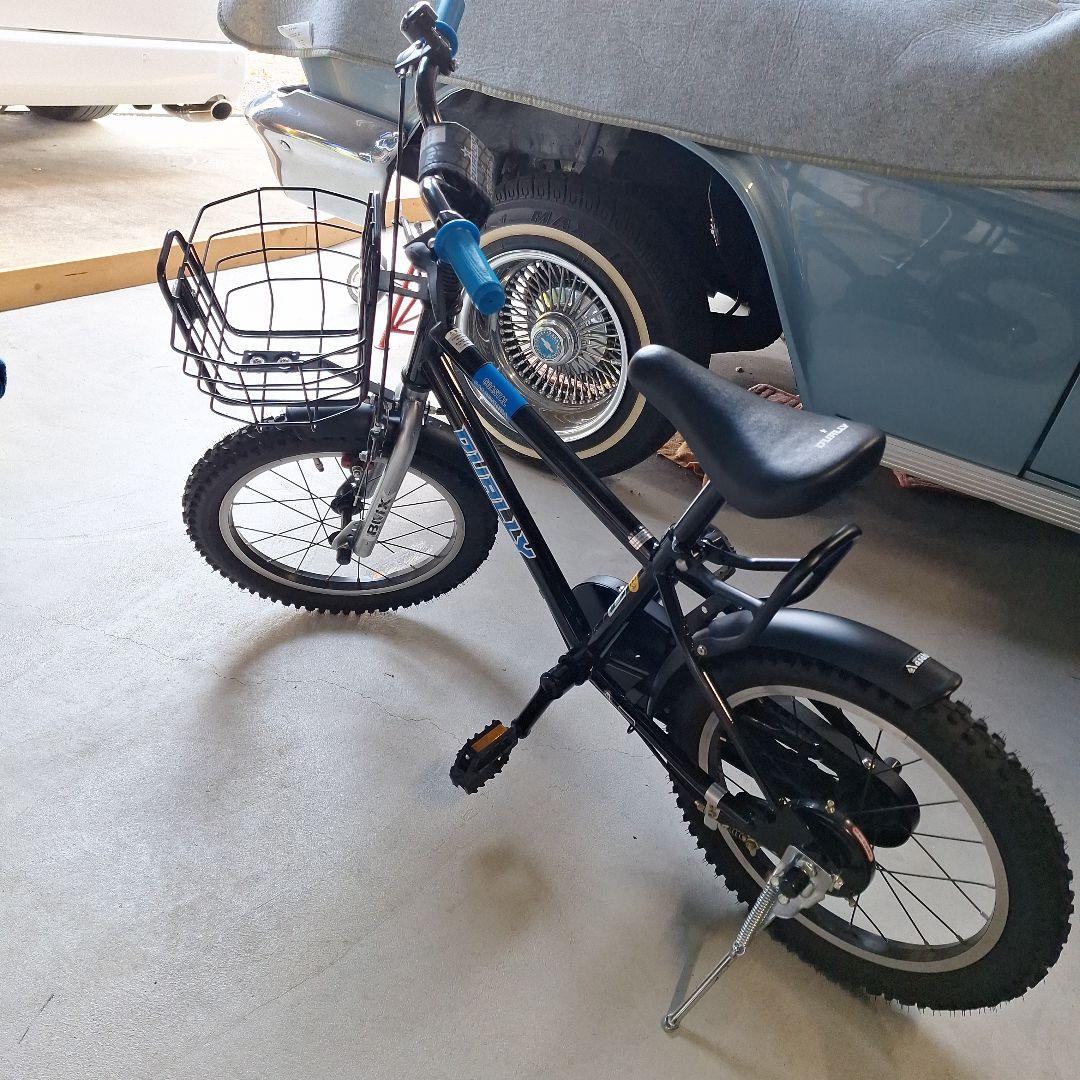 自転車　子供用　ジュニア　キッズ　１６インチ　補助輪　美品　ガレージ保管　BAA