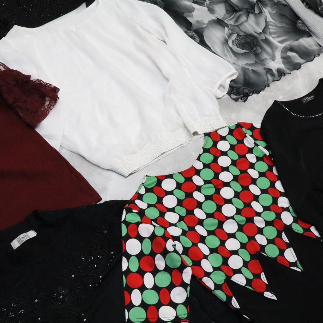 美品 社交ダンス衣装 レッスン着 40点 セット まとめ売り ブラウス トップス