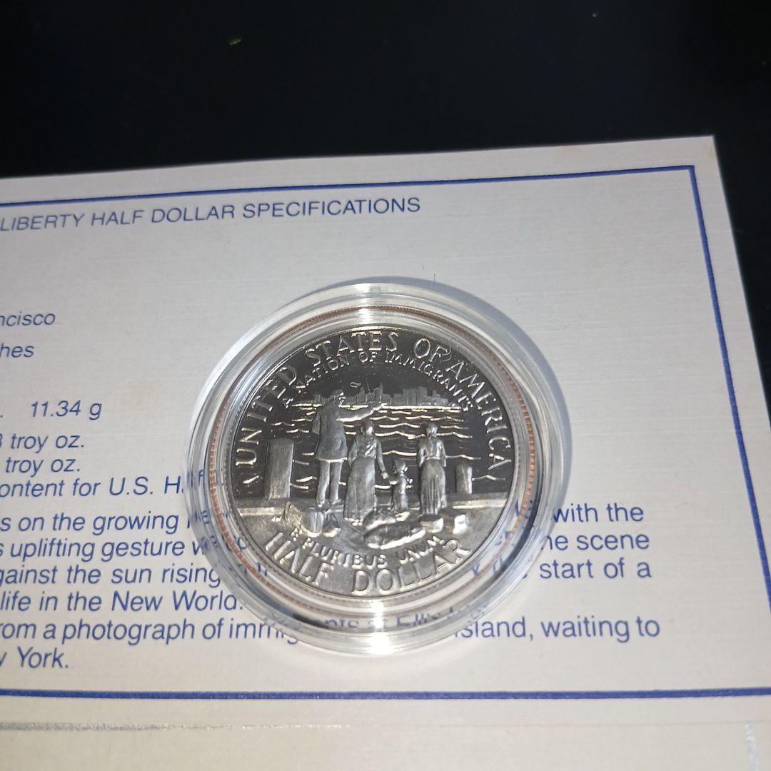 の*と様 1986年 アメリカリバティ銀貨2枚セット