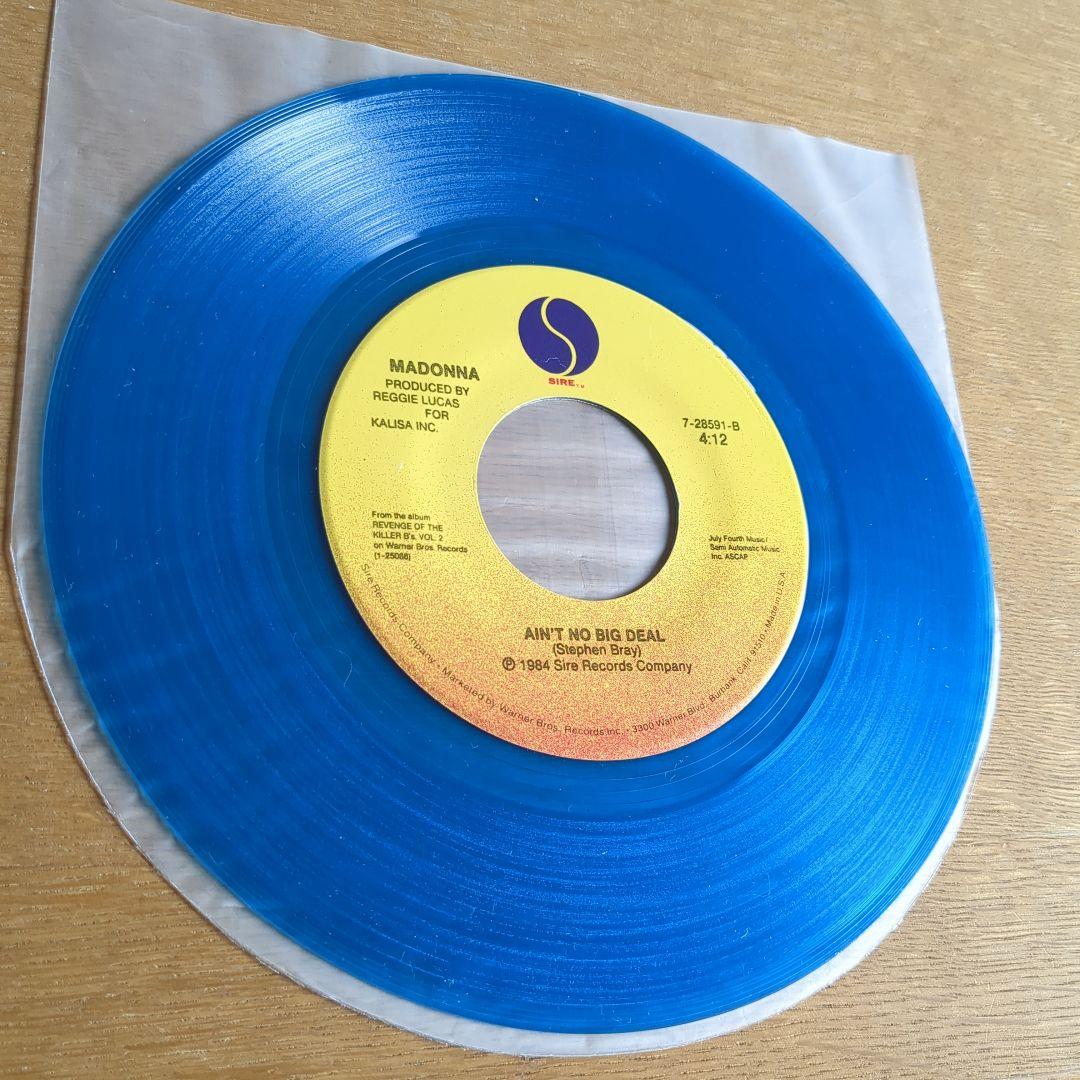 マドンナ　Madonna　True Blue　7\"　ブルーカラーレコード　輸入盤