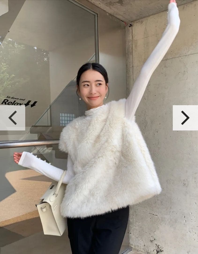 birthday bash バックリボンファーベスト