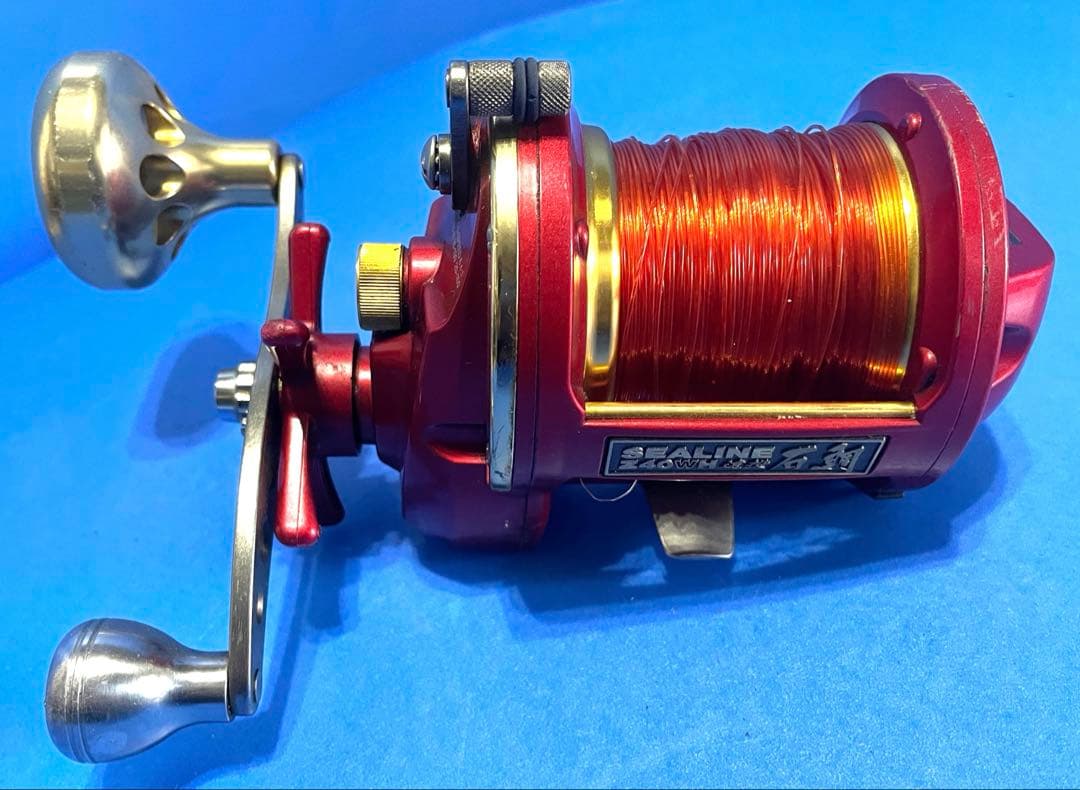 ダイワ シーライン 石鯛Z40WH 遠投 釣武者パワーハンドルゴールド　レバー⑪