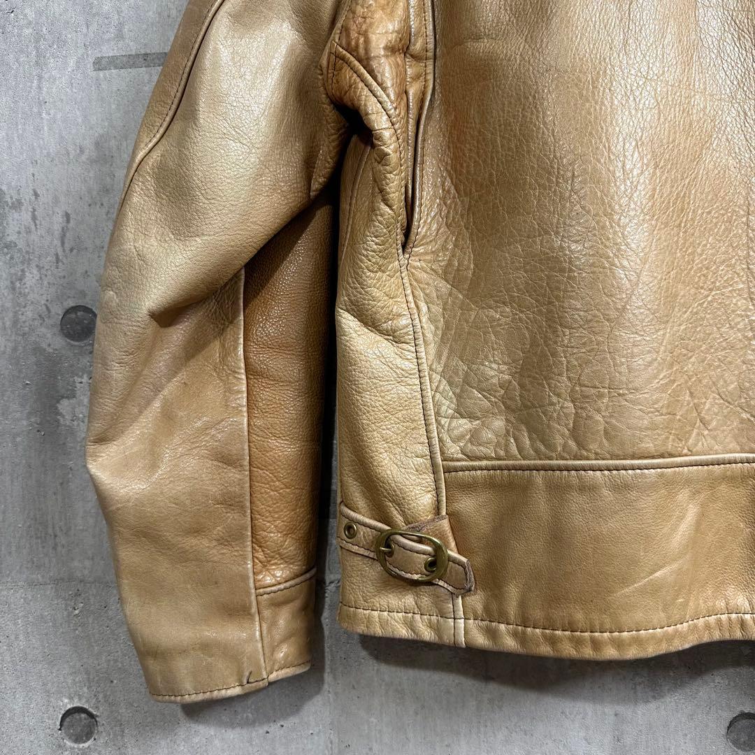 ル*ん様 70s Schott シングルライダース 本革ジャケット USA製 ヴ