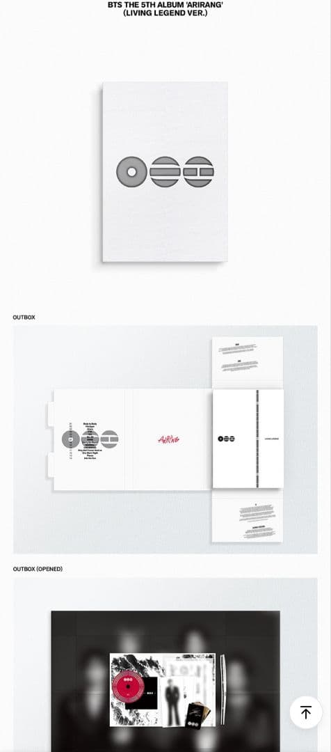 BTS アルバム ARIRANG 3形態セット 新品未開封 新作