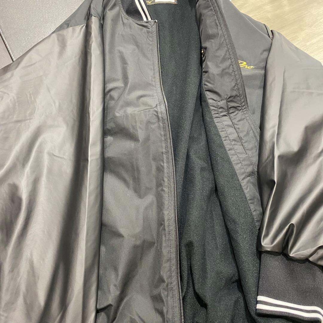 試着　MIZUNO ミズノプロ グラウンドコート ブラック　2XO