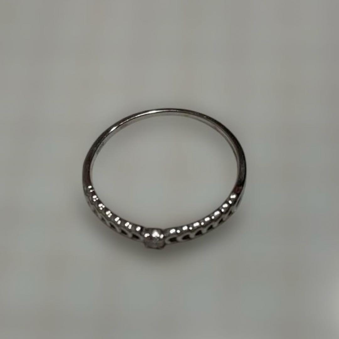 s*k様 天然ピンクダイヤ 0.03ct Pt900 リング 12号 GGS付