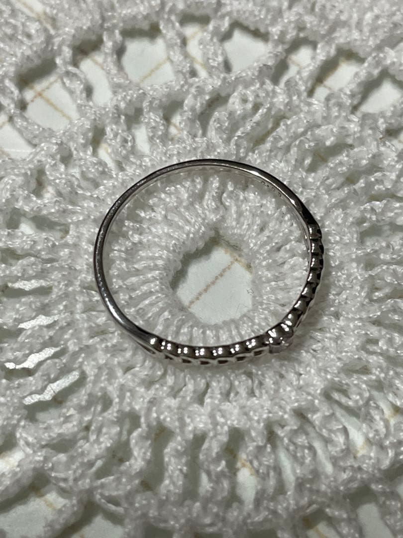 s*k様 天然ピンクダイヤ 0.03ct Pt900 リング 12号 GGS付