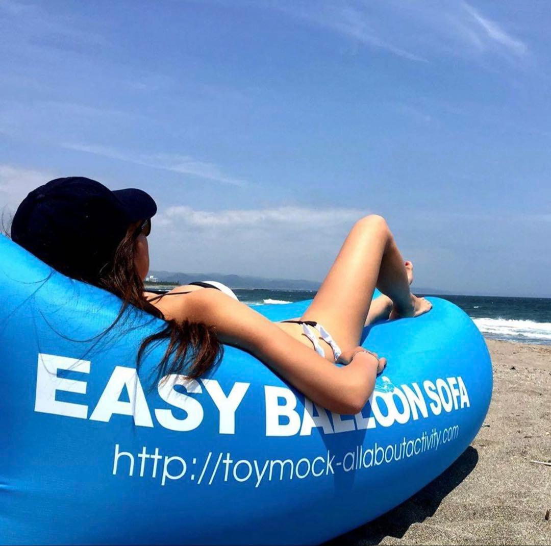 イージーバルーンソファ - カーキ