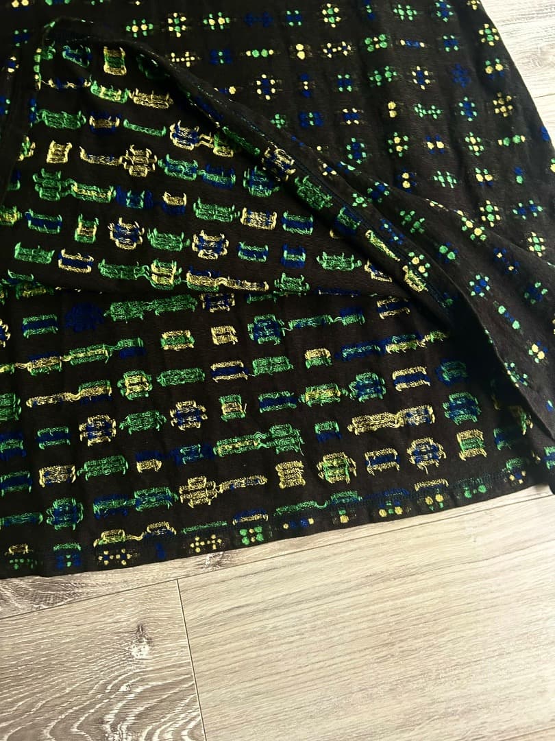 美品JURGEN LEHL ババグーリ ステンドグラスモチーフ ニットワンピース