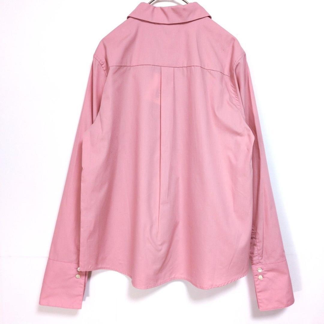 未使用 I AM I IN FACT シャツ ロングポイントカラー ピンク