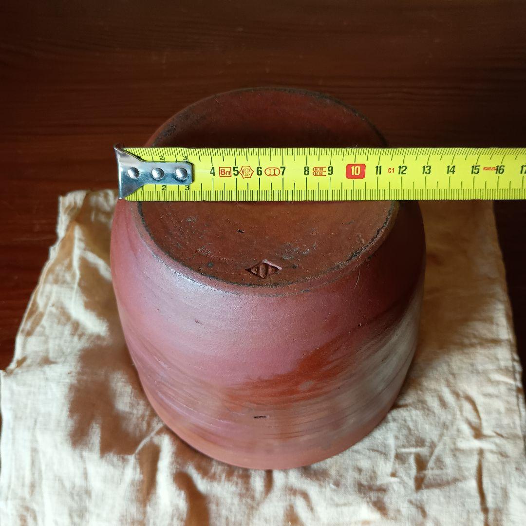 古備前　火襷棒ノ先水指　桂又三郎　識箱　江戸中期