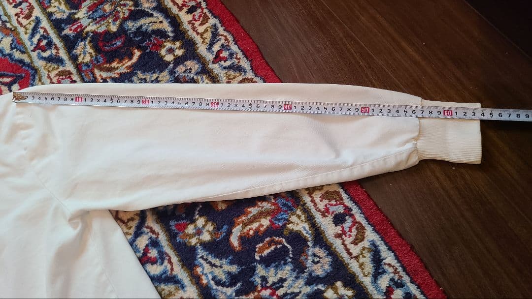 英国製 90s E&EofMARPLE ホワイトワークコート ユーロヴィンテージ