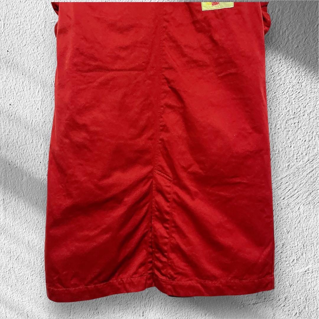 PINK HOUSE 赤 リボン ジャンパースカート ロング丈 定番 人気