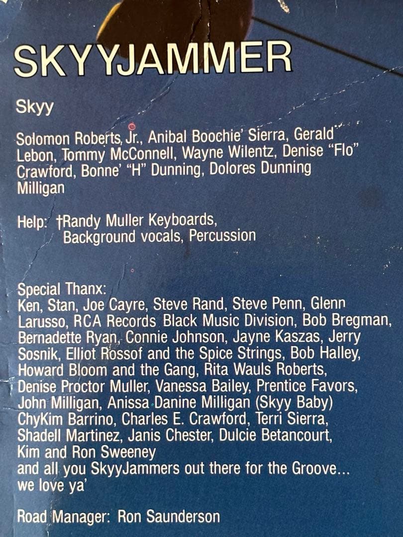 SKYY／SKYYJAMMER☆最高傑作盤♪盤面無傷★