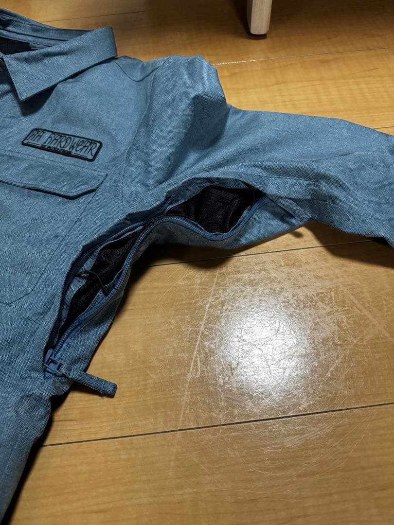 AA HARDWEAR スノーボードジャケット　デニム風　Mサイズ