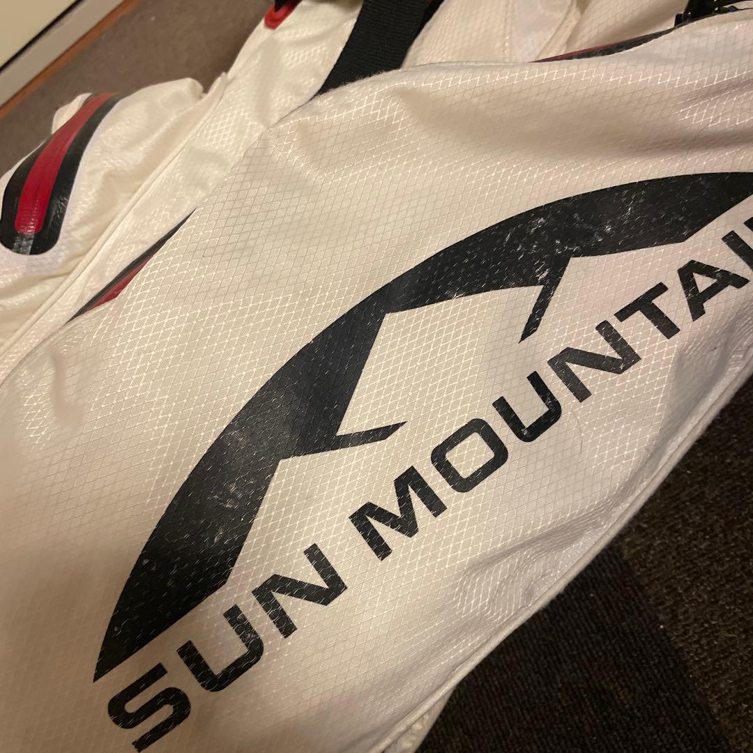 サンマウンテン　キャディバック　軽量　白