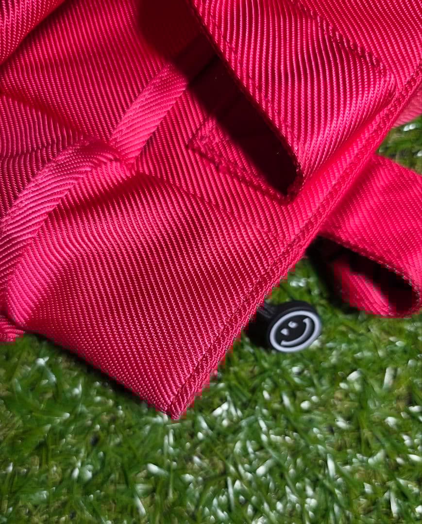 PEARLY GATES カートバッグ & ネームホルダー2点　ピンク 3品