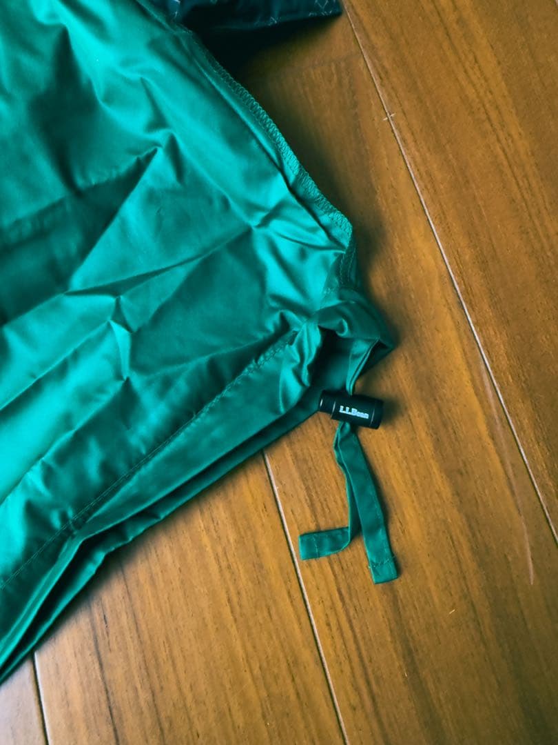 【美品】L.L.Bean グリーン　ダウンベスト WL/MM