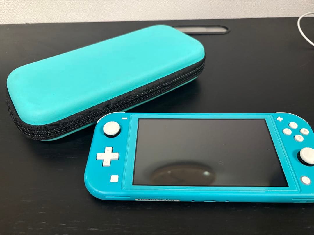 Nintendo Switch Lite 水色 ケース付き
