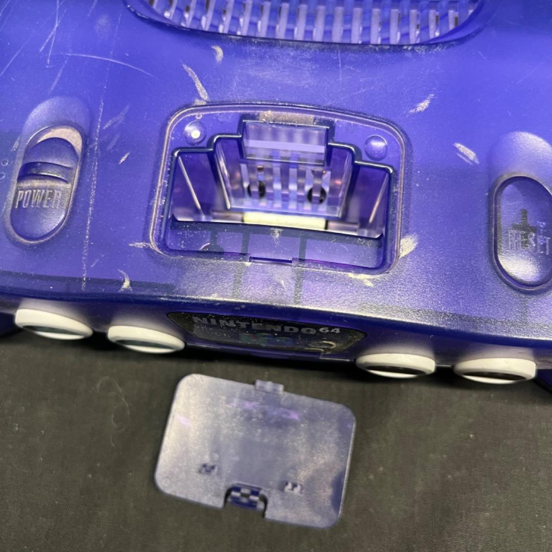 〇Gd右1015 Nintendo64 本体 NUS-001 ミッドナイトブルー