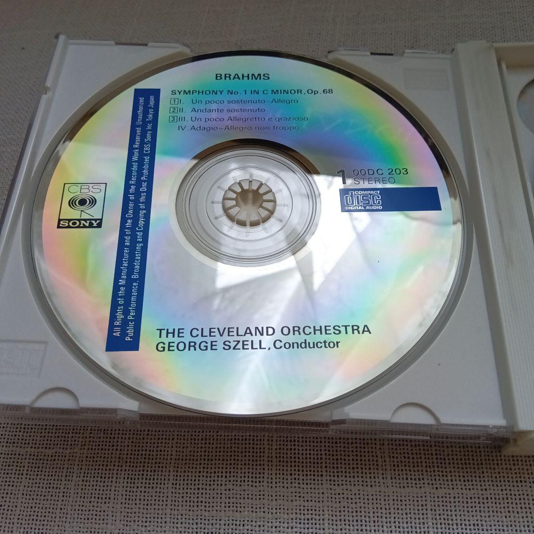 【極稀少・帯付】ジョージ・セル ブラームス：交響曲全集 ４枚組初期盤 00DC