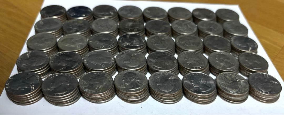 アメリカ 25セント硬貨 200枚 まとめ 外国