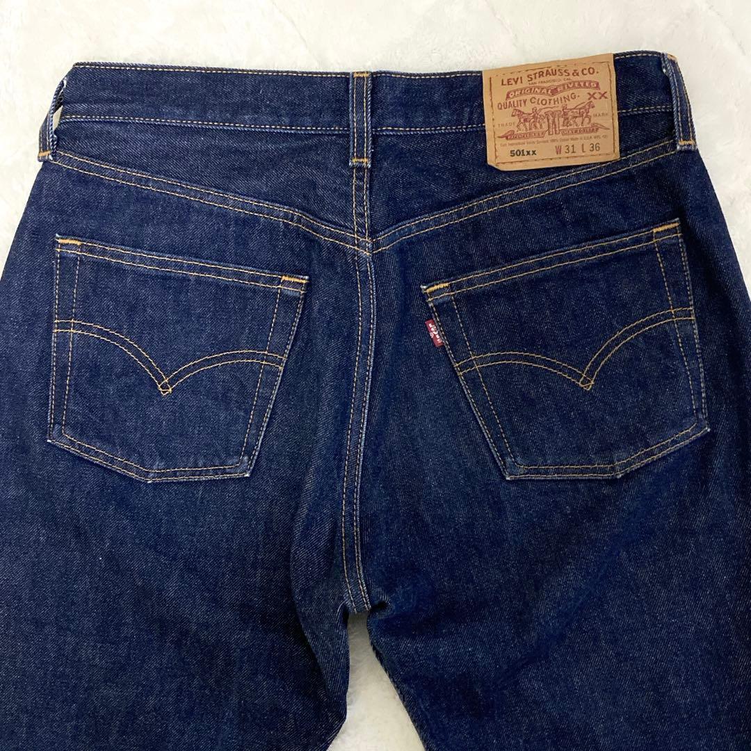 美品 2001年製 USA製 最終　リーバイス501 濃紺