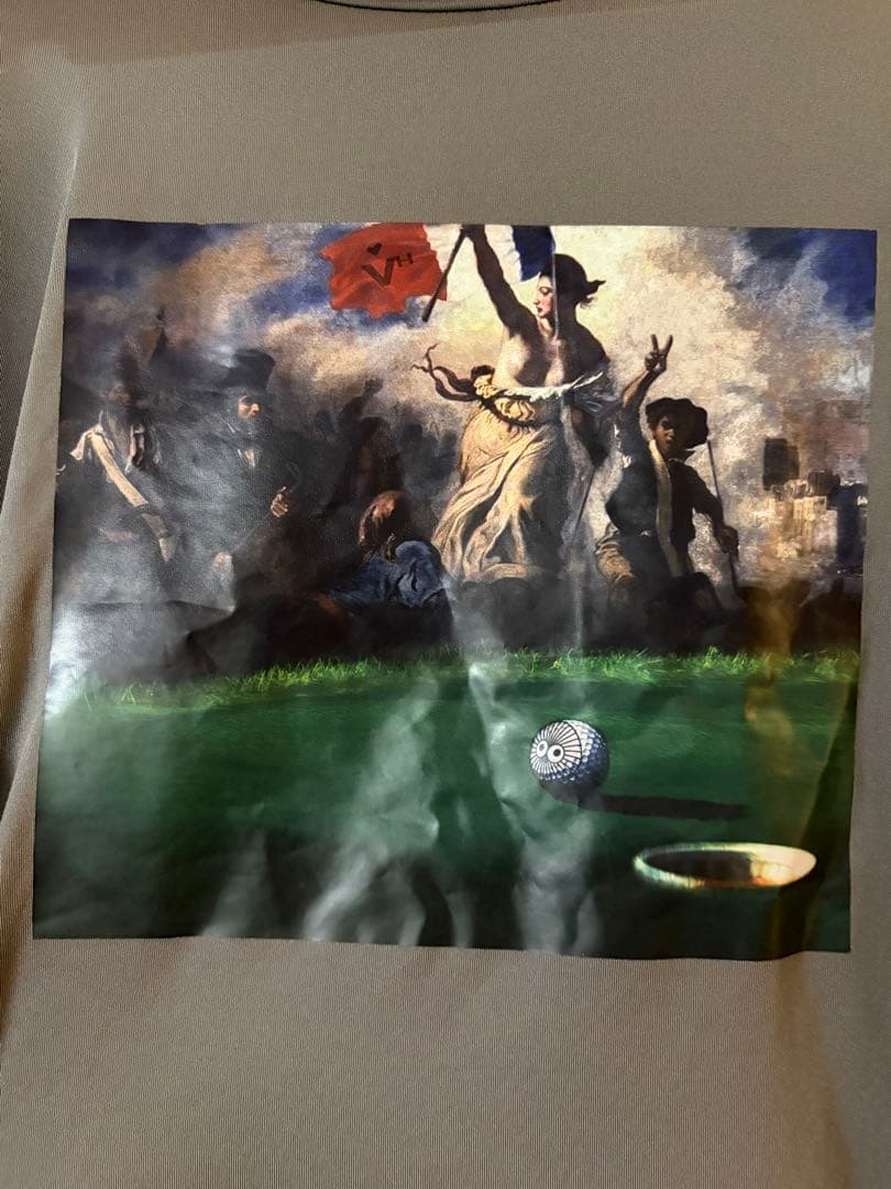 VIVA HEART ビバハート メンズ　ゴルフウェア　アート　 モックネック