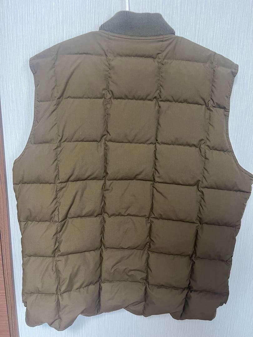 ぽ*ま様 ダウンベスト・キルティングベスト オリーブ・ベージュ