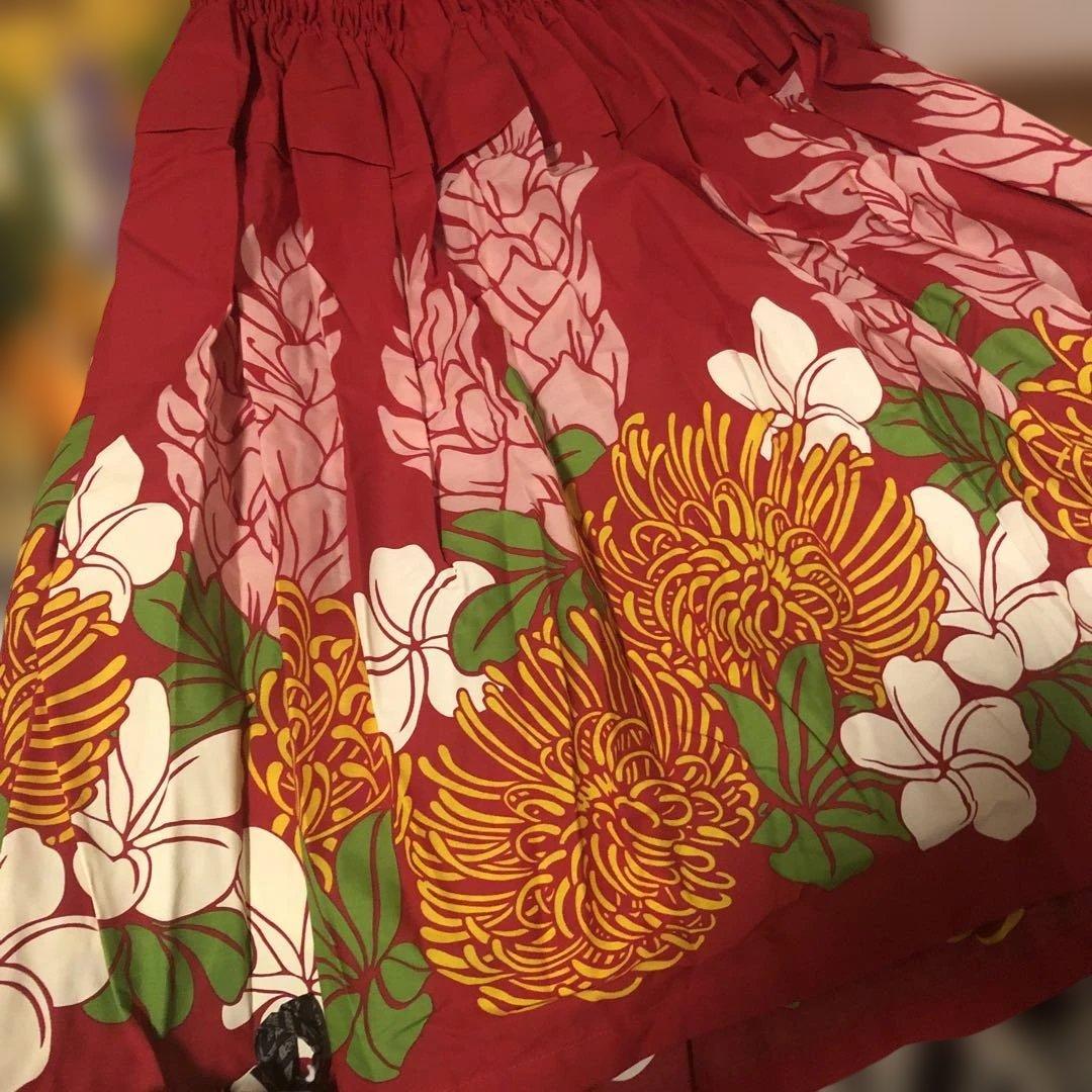 フラワープリント パウスカートセット　　丈は長め