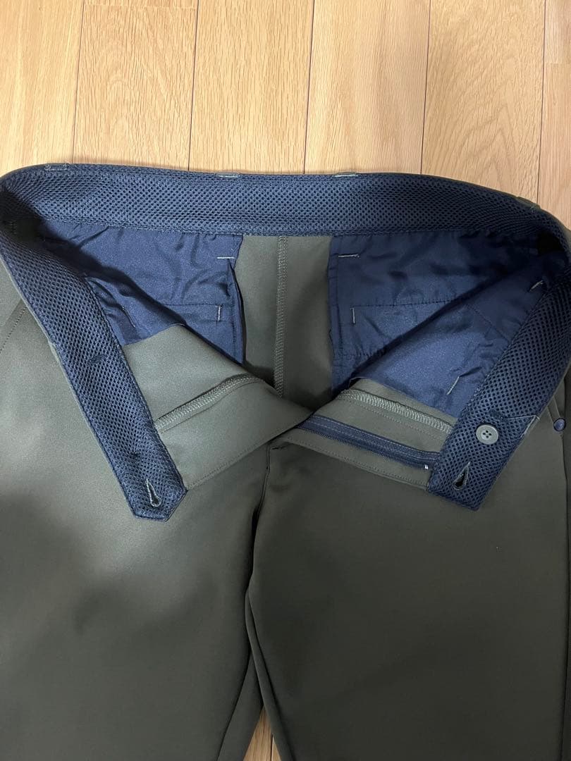 BRIEFING オリーブグリーン ベスト パンツ セット　3Dロゴ