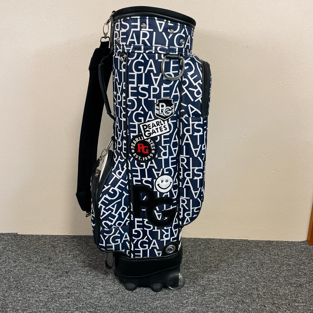1回のみ使用　希少　美品　完売　パーリーゲイツ　キャスター付　キャディバッグ