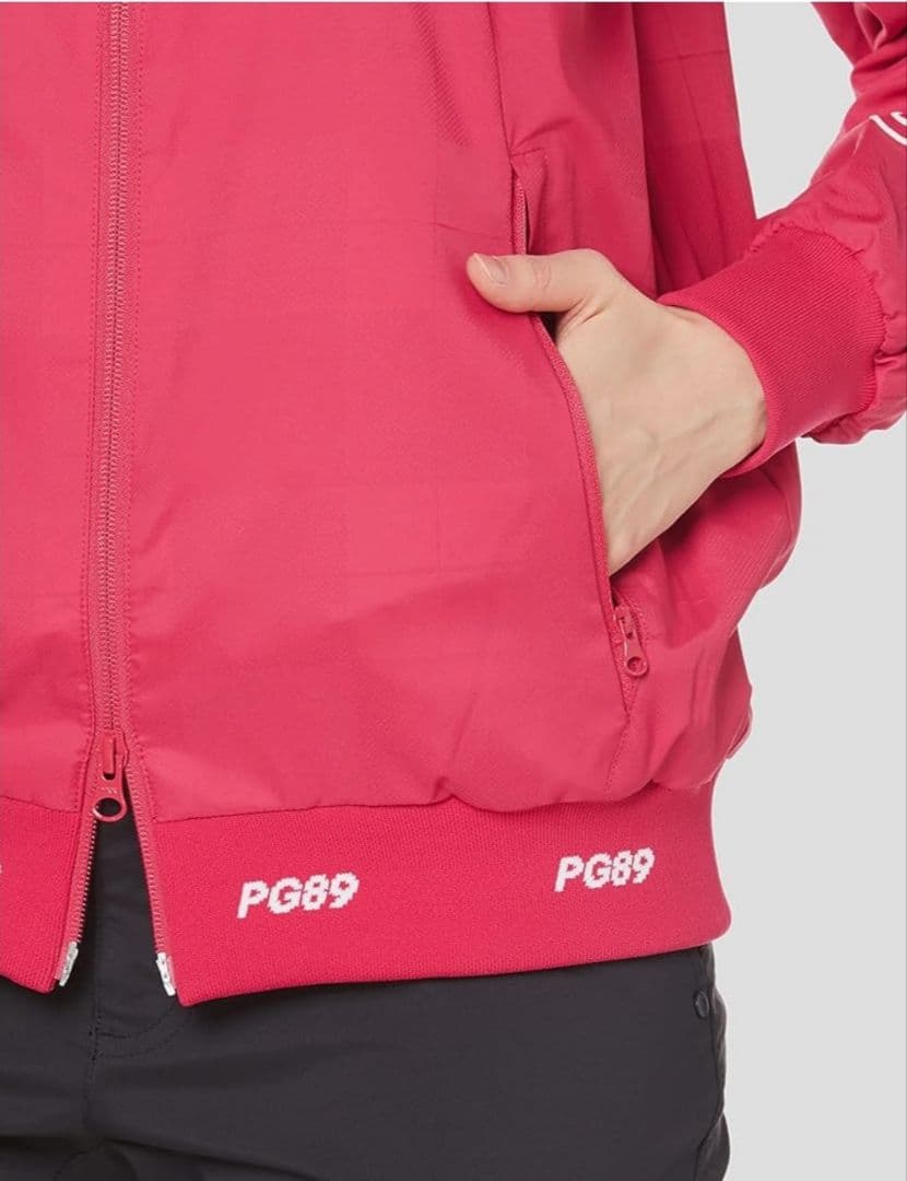 パーリーゲイツ 撥水 フルジップブルゾン ブルー