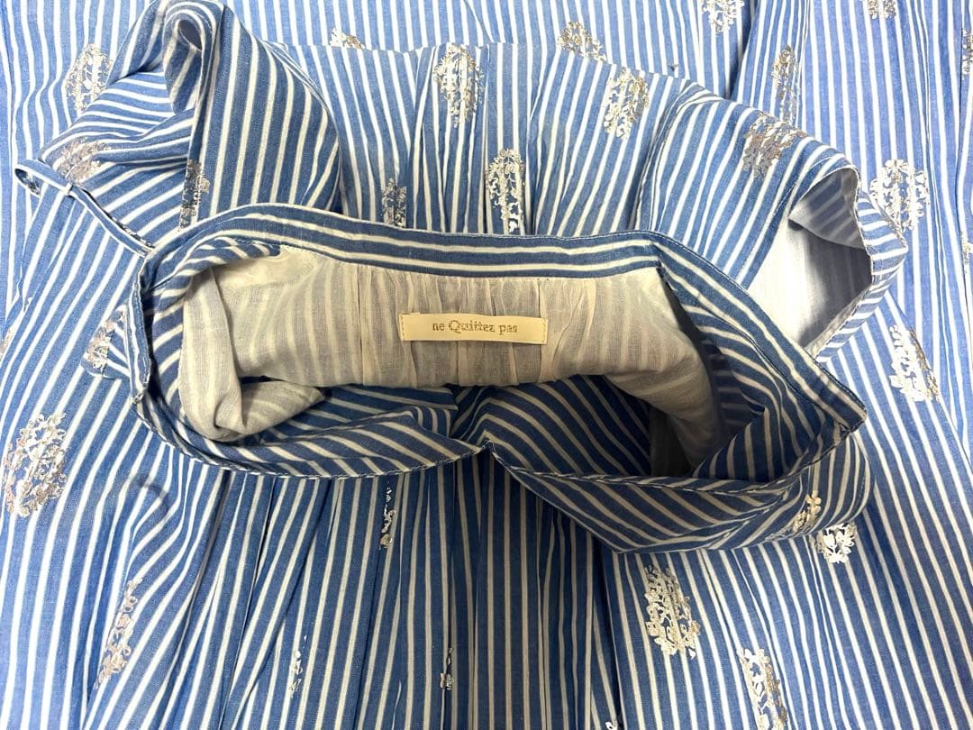 【ne Quittez pas】ヌキテパ ストライプ ワンピース