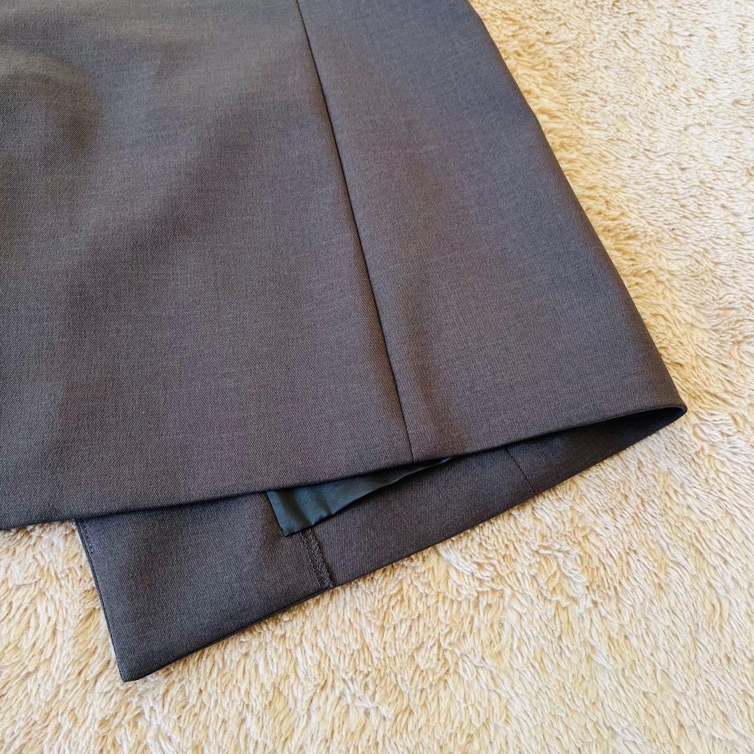 美品 NOBLE ノーブル 24AW ジレ ベスト ノーカラー ロング Vネック