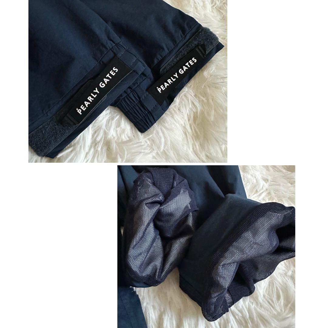 【美品】定価4.4万 PEARLY GATES レインウェア ネイビー