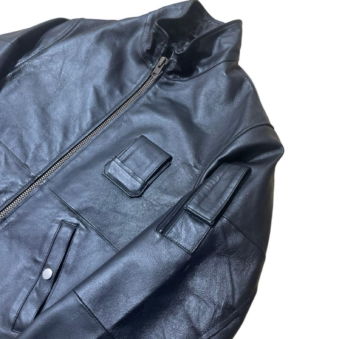 【店舗限定】FRONT 11201 リメイクパイロットレザージャケット