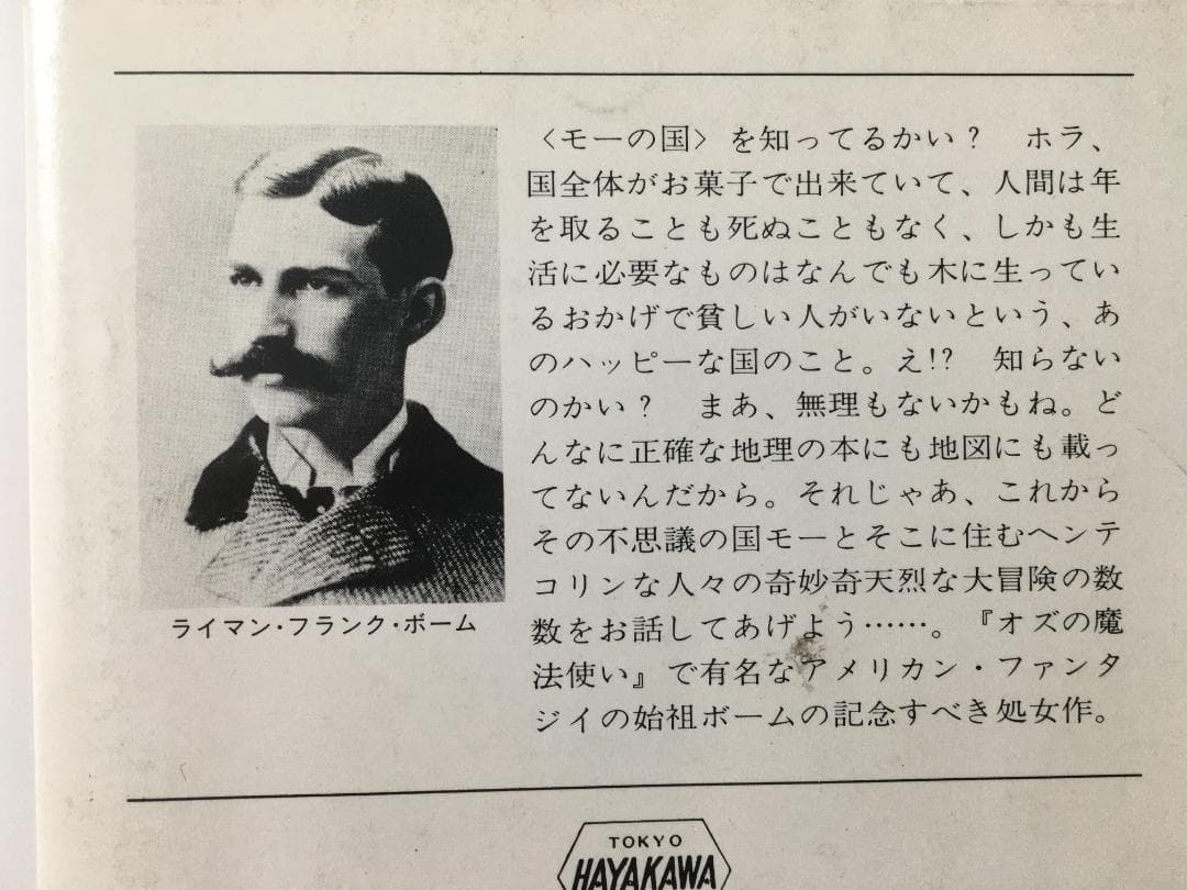 オズの魔法使い ライマン・フランク・ボーム ハヤカワ文庫NV+おまけ 新井苑子