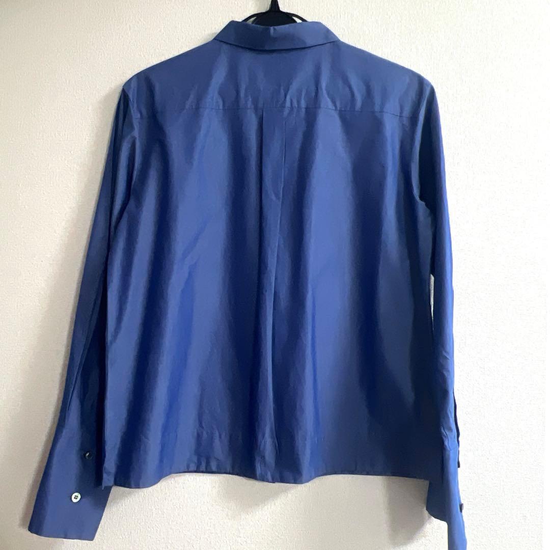 さめくん専用　レキップ　長袖青シャツ 襟幅小さめ(サイズ38)