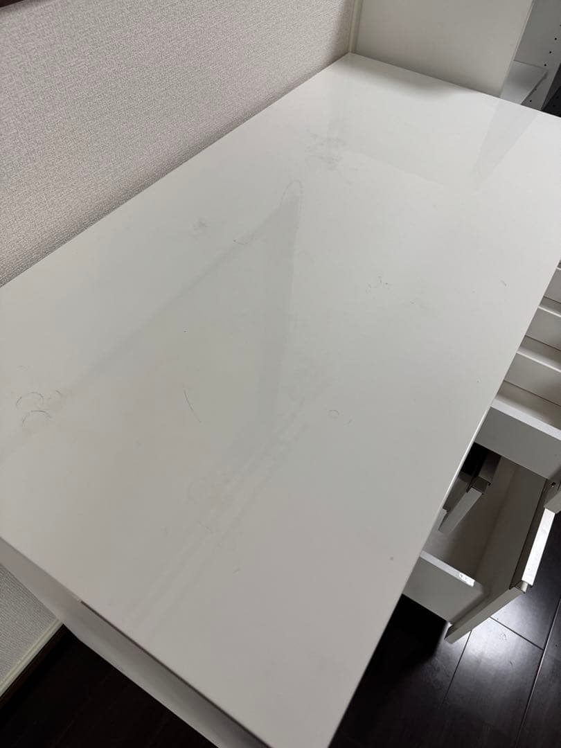 ニトリ キッチンボード ホワイト 食器棚 引き出し式 コンセント付き