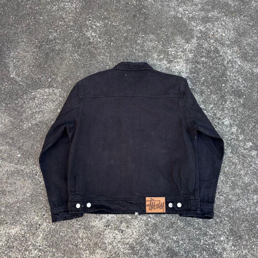 stussy work gear デニムジャケット ワークジャケット ブラック