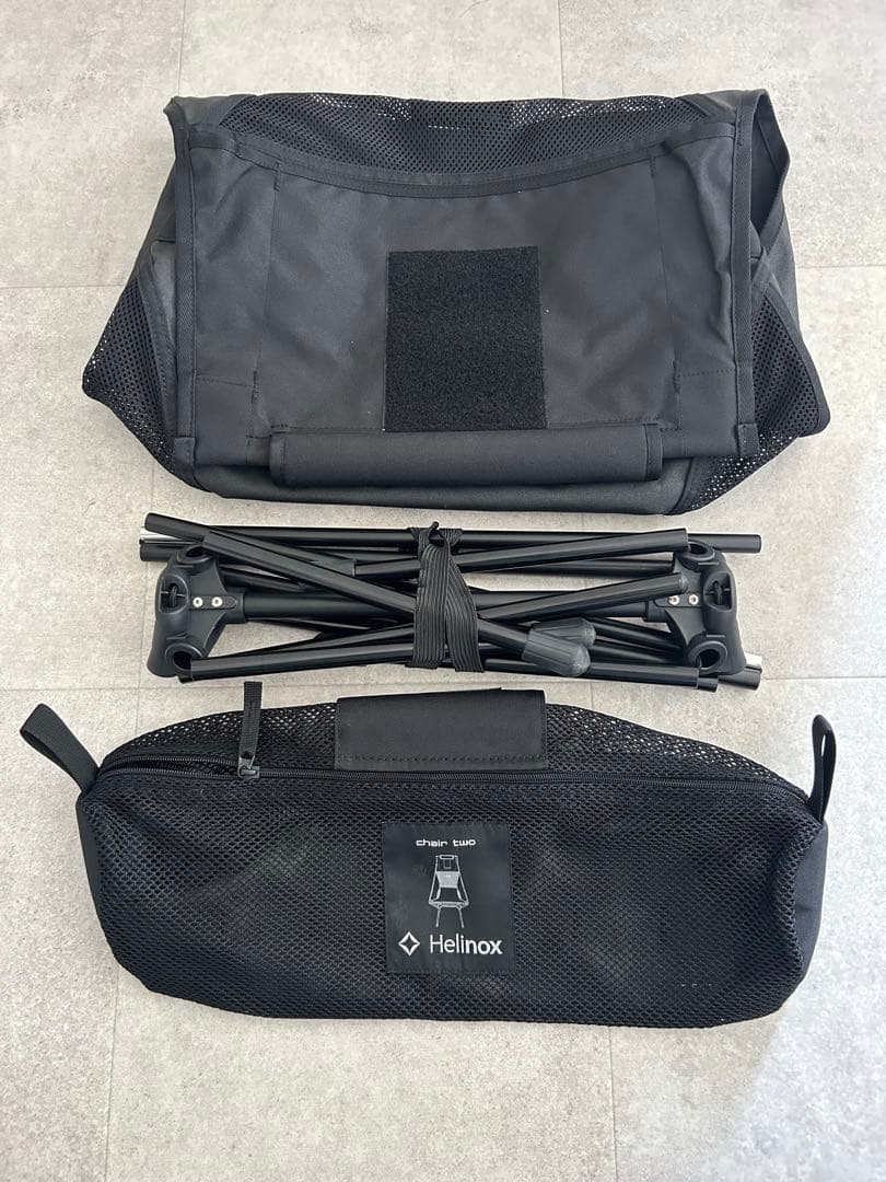 Helinox　チェアツー　ヘリノックス　ブラック