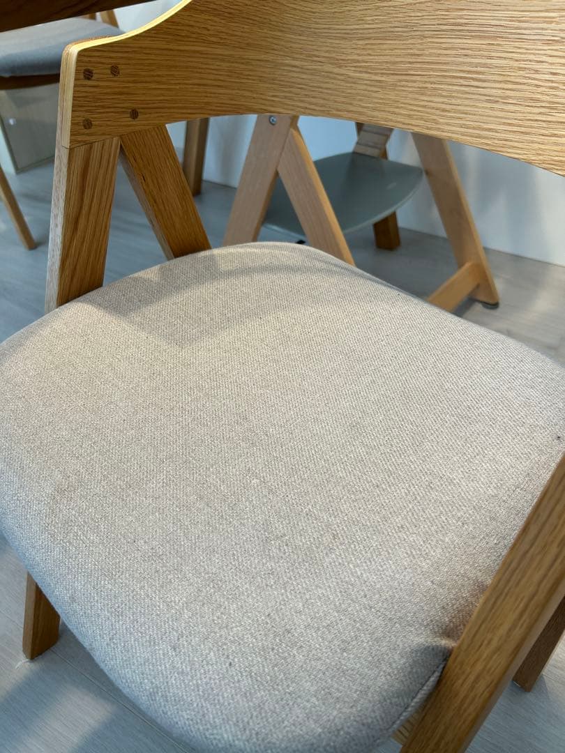 【セット売りのみ①】UNICOダイニングテーブルチェアセット⚠️単品購入不可