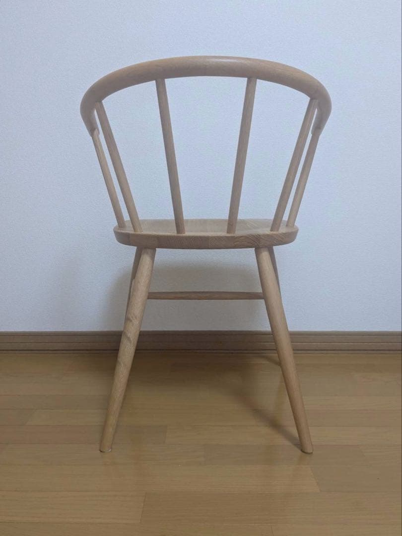 無印良品　オーク材アームチェア