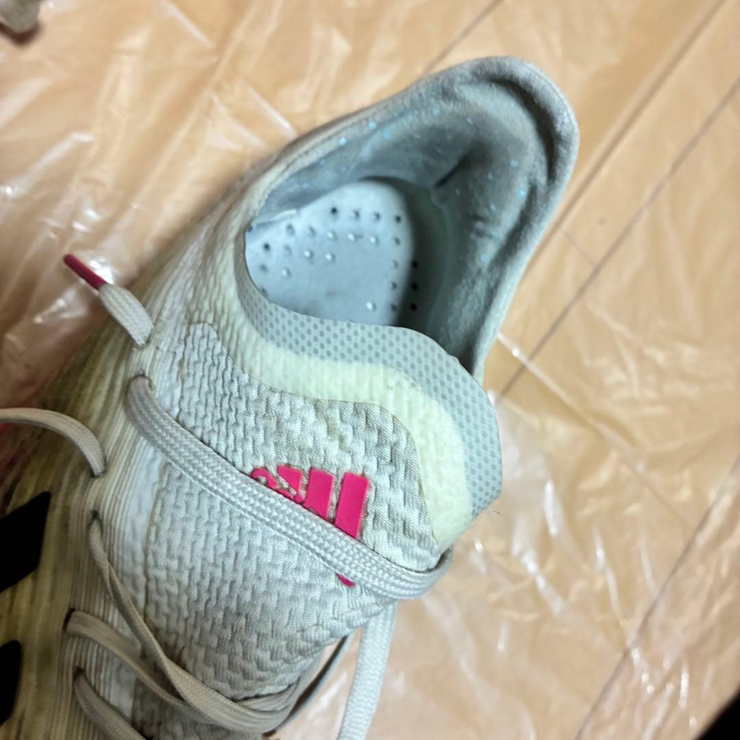 adidas アディダス エックス 19.1 AG(ホワイト×ピンク)