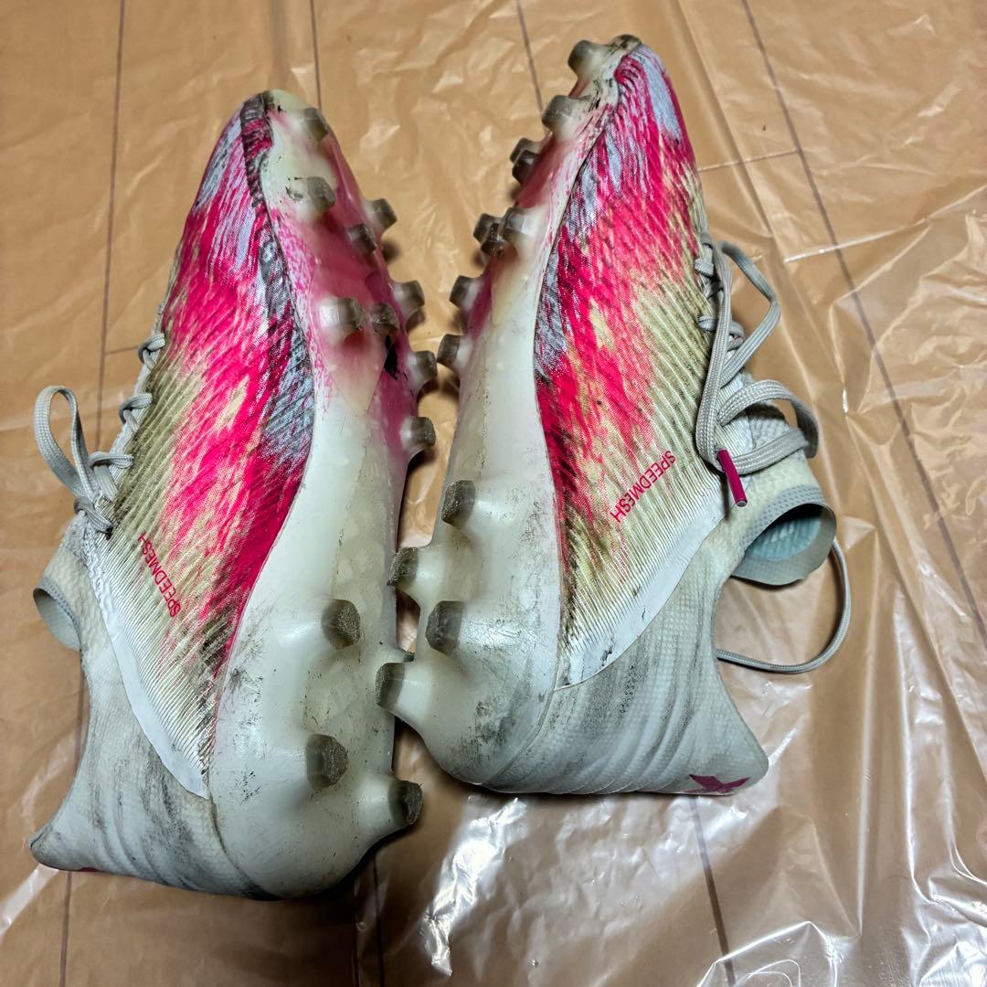 adidas アディダス エックス 19.1 AG(ホワイト×ピンク)