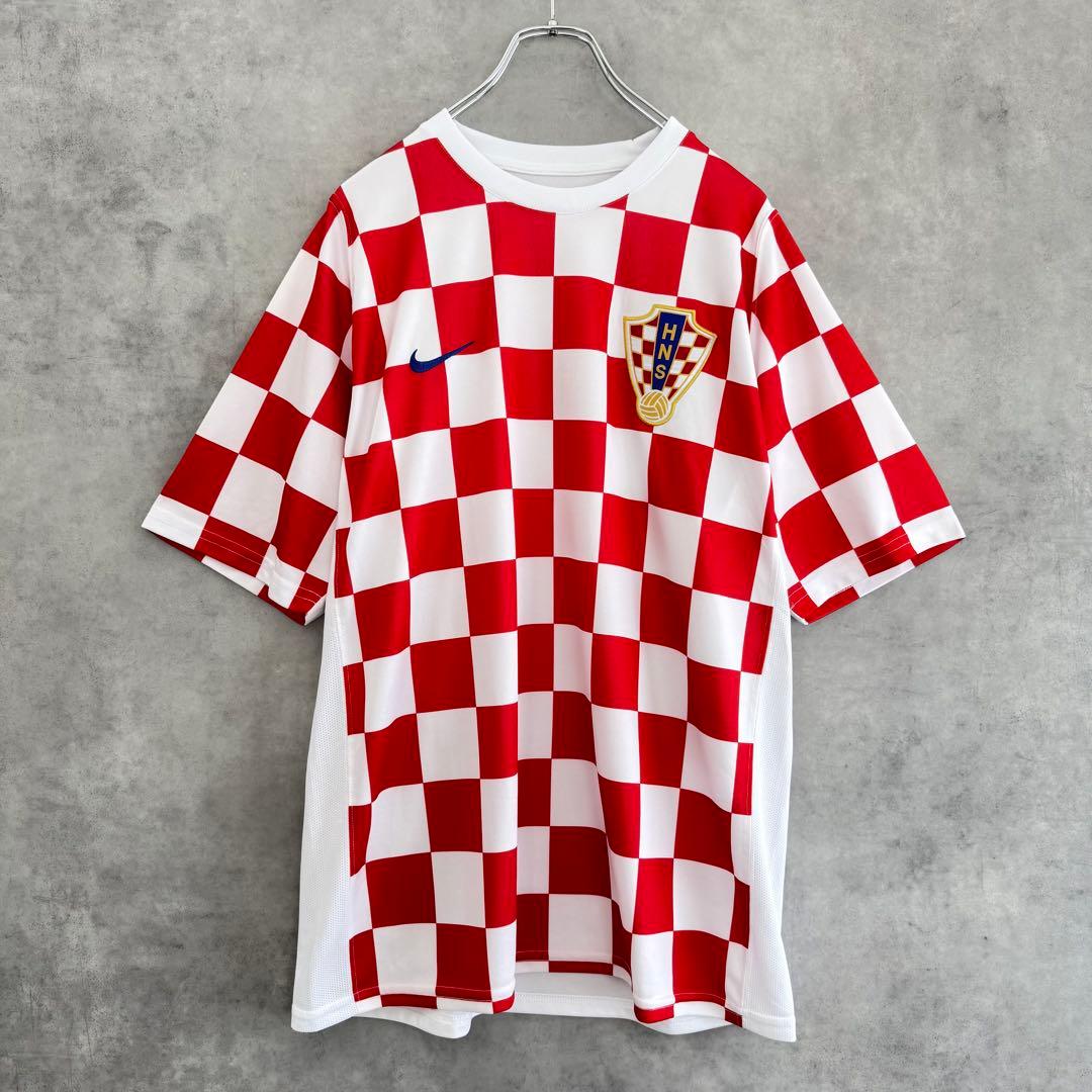 00s OLD NIKE ナイキ クロアチア代表ユニフォーム #9 ゲームシャツ