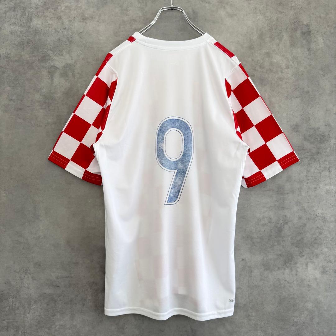 00s OLD NIKE ナイキ クロアチア代表ユニフォーム #9 ゲームシャツ